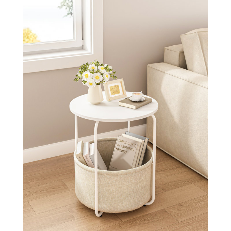 Nursery side table white 2025